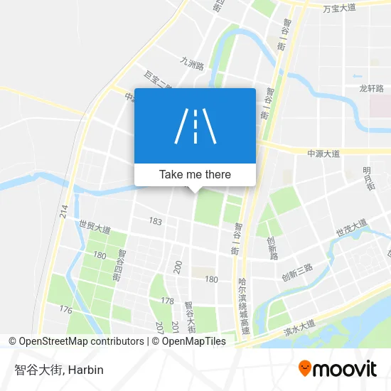 智谷大街 map