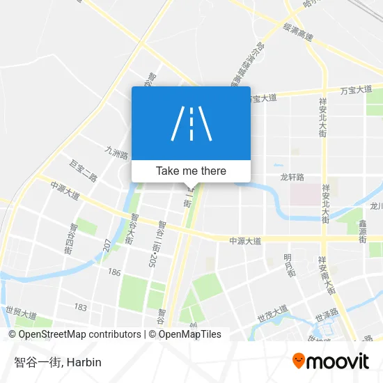 智谷一街 map