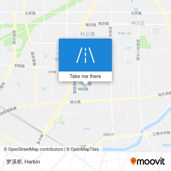 梦溪桥 map