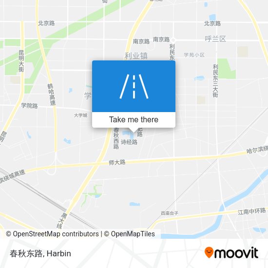 春秋东路 map
