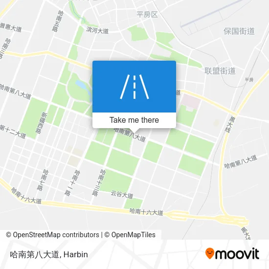 哈南第八大道 map