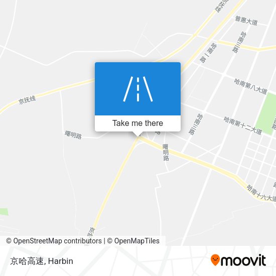 京哈高速 map
