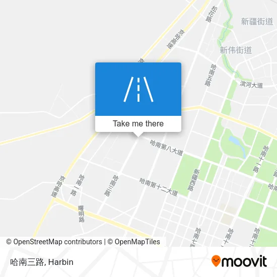 哈南三路 map