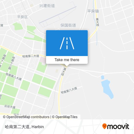 哈南第二大道 map
