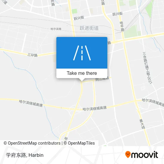学府东路 map