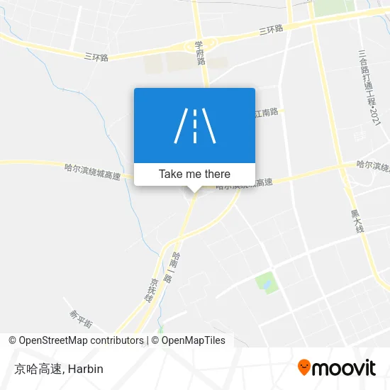 京哈高速 map