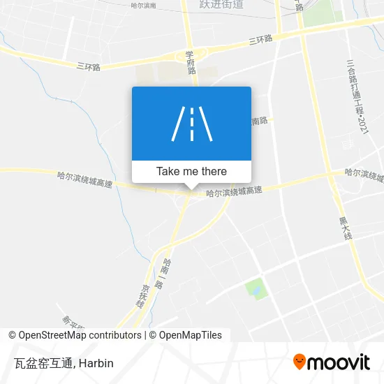 瓦盆窑互通 map