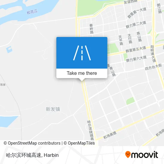 哈尔滨环城高速 map