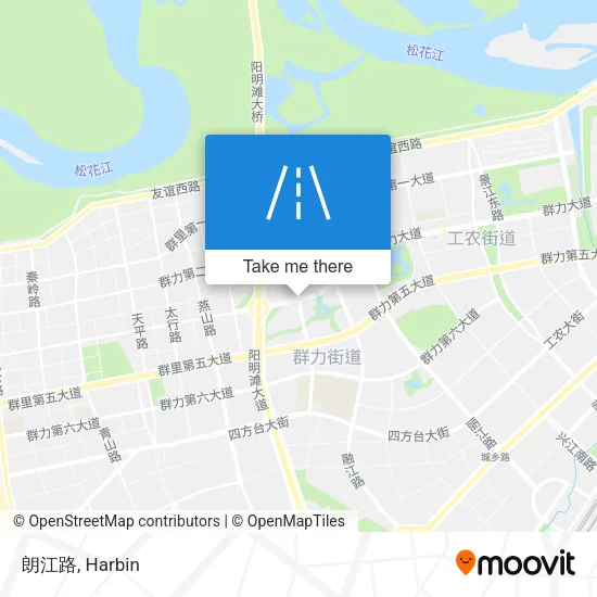 朗江路 map