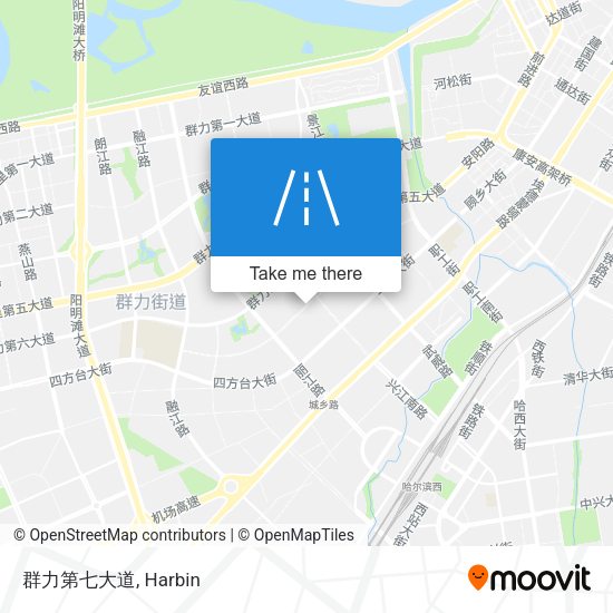 群力第七大道 map