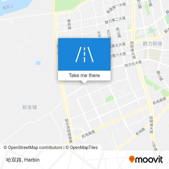 哈双路 map