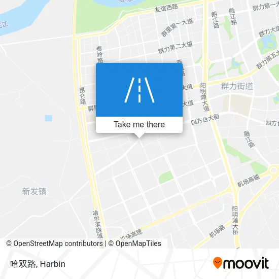 哈双路 map