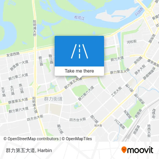 群力第五大道 map