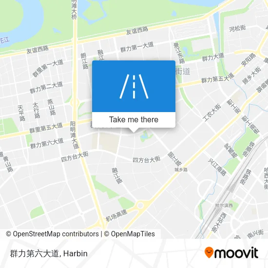 群力第六大道 map