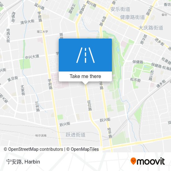 宁安路 map