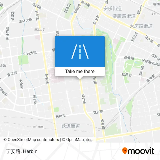 宁安路 map