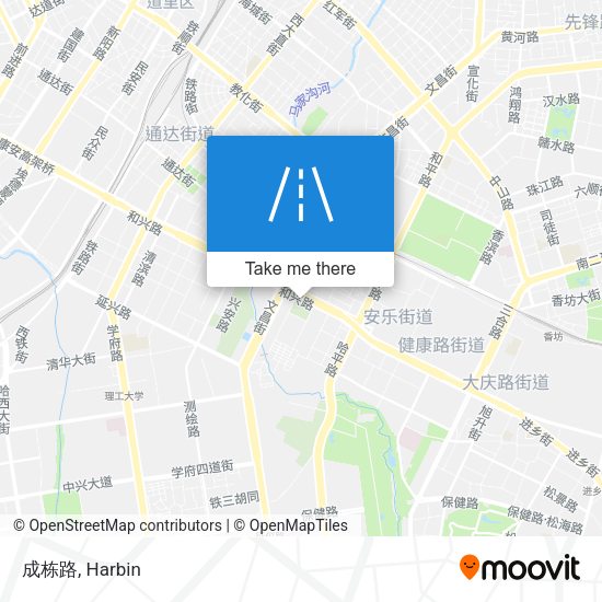 成栋路 map