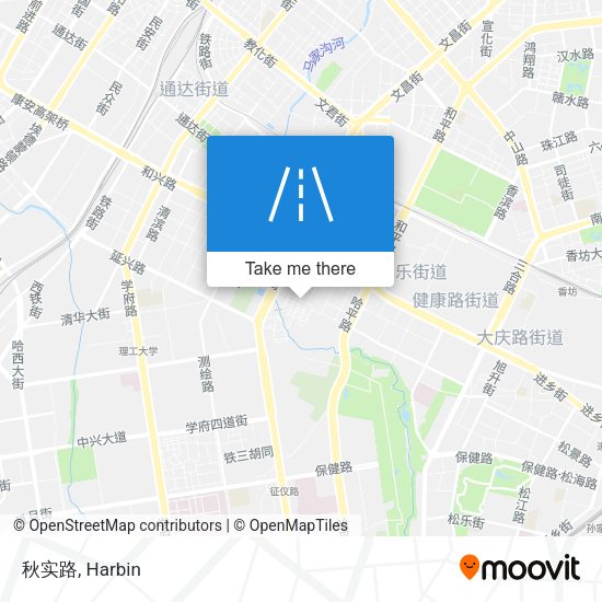 秋实路 map