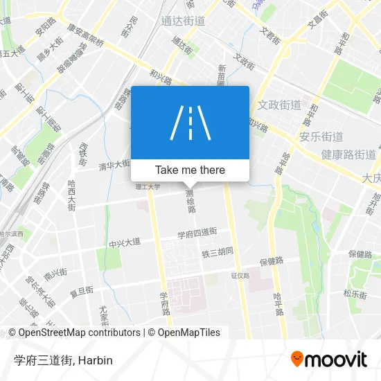 学府三道街 map