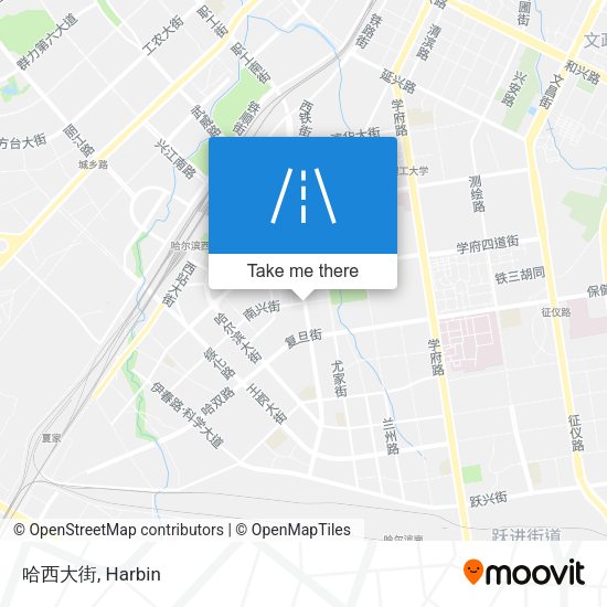 哈西大街 map