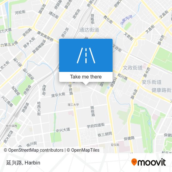 延兴路 map