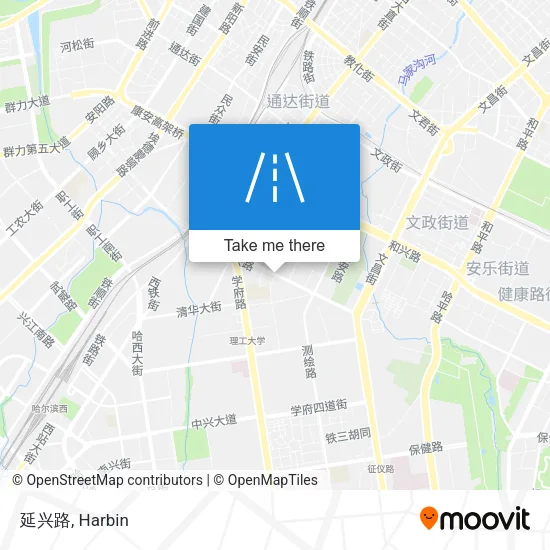 延兴路 map