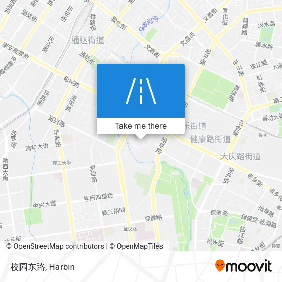 校园东路 map