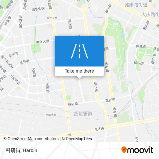 科研街 map