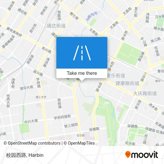 校园西路 map