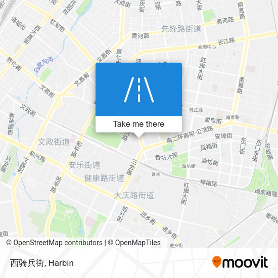 西骑兵街 map