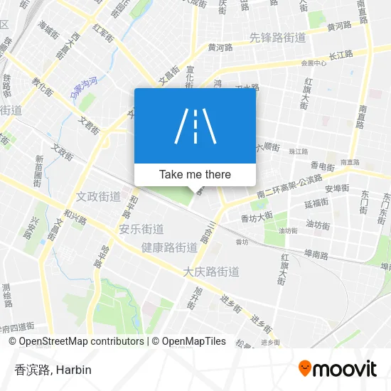 香滨路 map