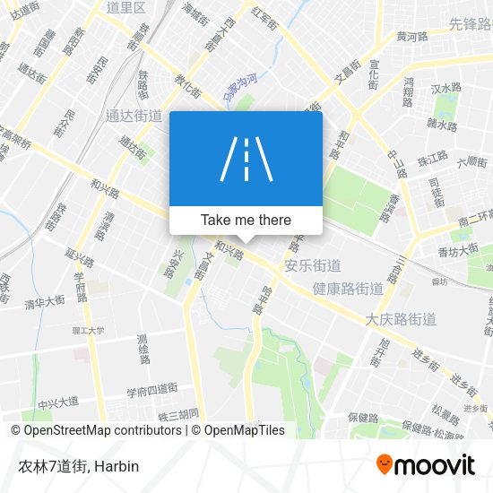 农林7道街 map