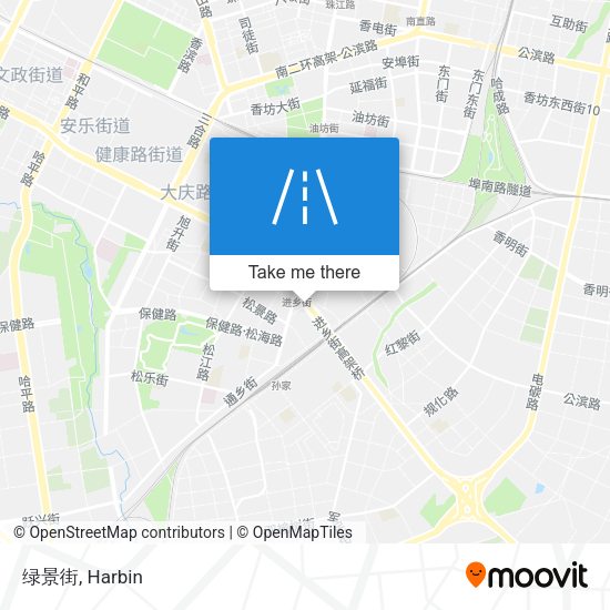 绿景街 map