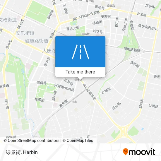 绿景街 map