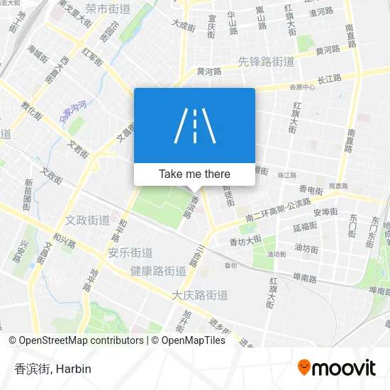 香滨街 map