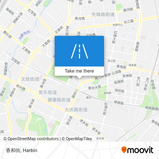 香和街 map