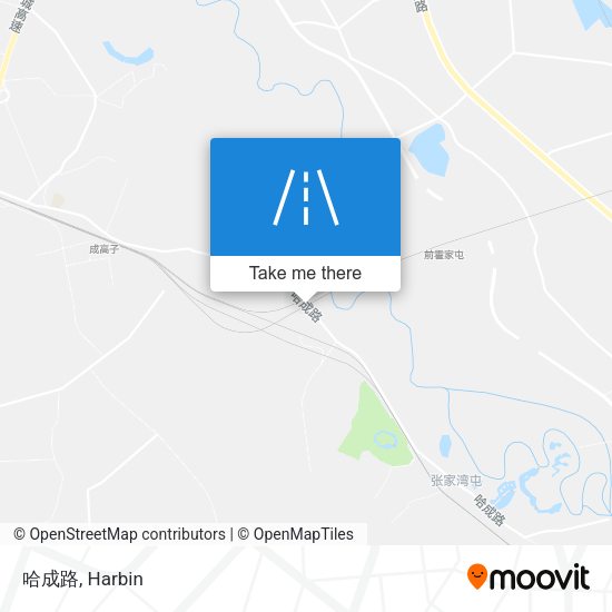 哈成路 map