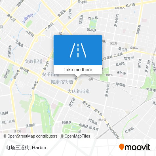 电塔三道街 map