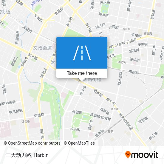 三大动力路 map