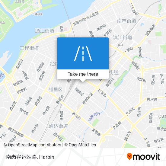 南岗客运站路 map