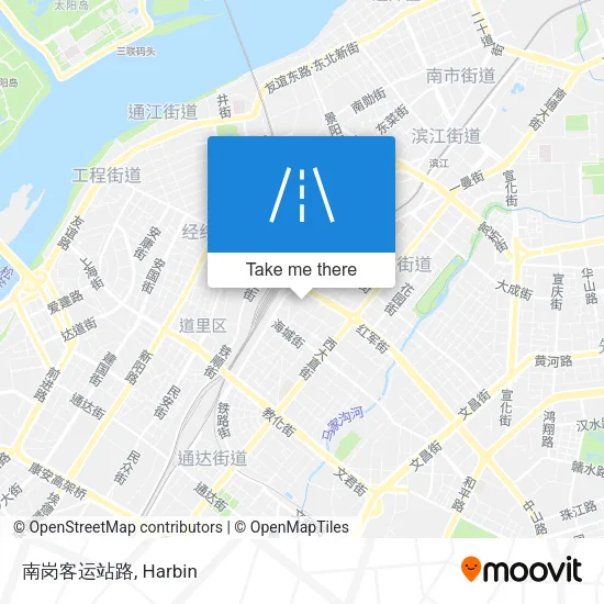 南岗客运站路 map