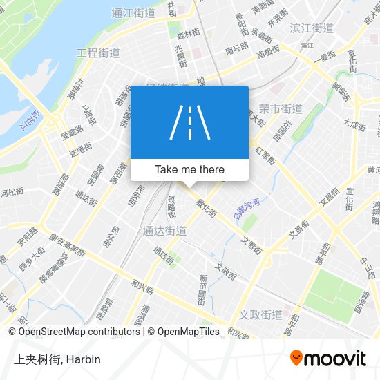 上夹树街 map