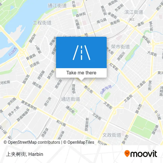 上夹树街 map