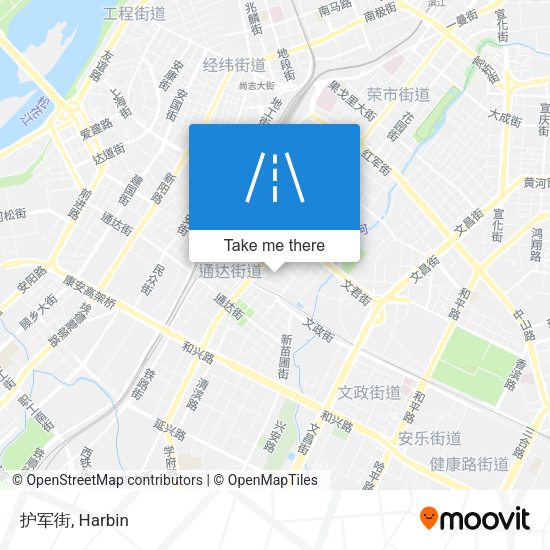护军街 map