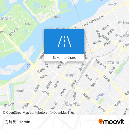 安静街 map