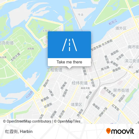 红霞街 map