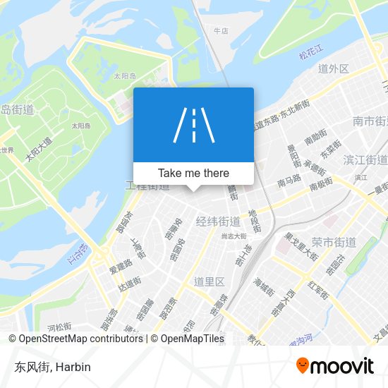 东风街 map