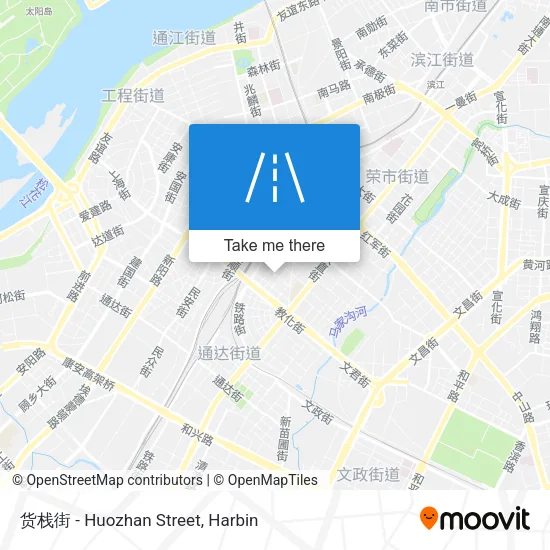 货栈街 - Huozhan Street map