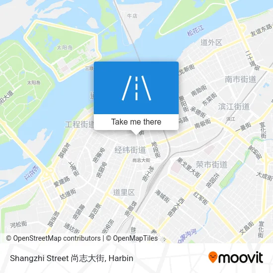 Shangzhi Street 尚志大街 map