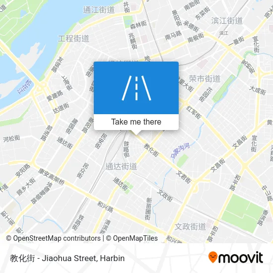 教化街 - Jiaohua Street map